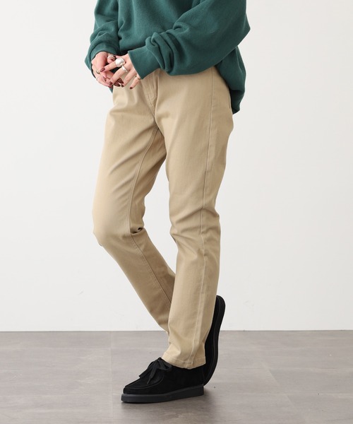 OMNES(オムネス)の「OMNES Another Edition 製品洗いテーパードパンツ(その他パンツ・レディース・ネイビー/ベージュ/インディゴブルー/チャコール・L/M)」の6枚目の写真