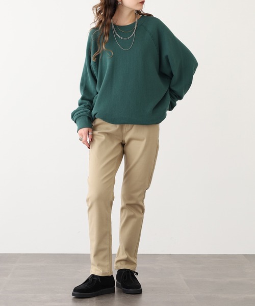 OMNES(オムネス)の「OMNES Another Edition 製品洗いテーパードパンツ(その他パンツ・レディース・ネイビー/ベージュ/インディゴブルー/チャコール・L/M)」の8枚目の写真