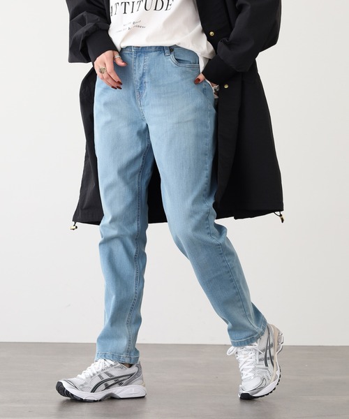 OMNES(オムネス)の「OMNES Another Edition 製品洗いテーパードパンツ(その他パンツ・レディース・ネイビー/ベージュ/インディゴブルー/チャコール・L/M)」の14枚目の写真