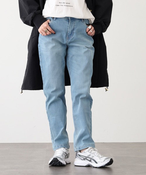 OMNES(オムネス)の「OMNES Another Edition 製品洗いテーパードパンツ(その他パンツ・レディース・ネイビー/ベージュ/インディゴブルー/チャコール・L/M)」の15枚目の写真