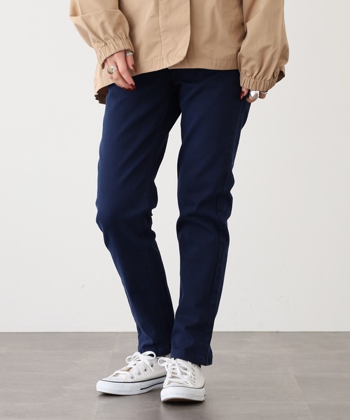 OMNES(オムネス)の「OMNES Another Edition 製品洗いテーパードパンツ(その他パンツ・レディース・ネイビー/ベージュ/インディゴブルー/チャコール・L/M)」の9枚目の写真