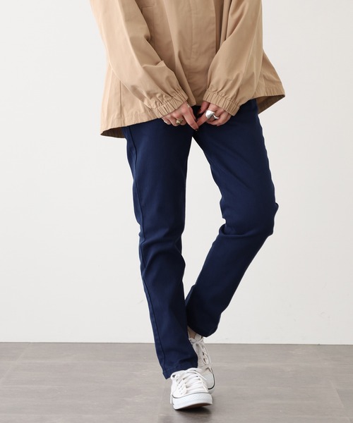 OMNES(オムネス)の「OMNES Another Edition 製品洗いテーパードパンツ(その他パンツ・レディース・ネイビー/ベージュ/インディゴブルー/チャコール・L/M)」の11枚目の写真