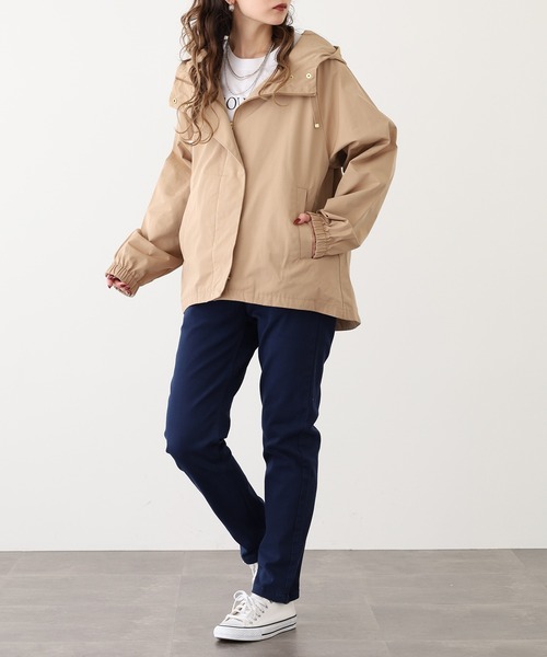 OMNES(オムネス)の「OMNES Another Edition 製品洗いテーパードパンツ(その他パンツ・レディース・ネイビー/ベージュ/インディゴブルー/チャコール・L/M)」の12枚目の写真