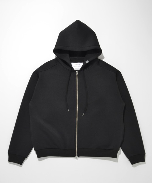 SUPERTHANKS（スーパーサンクス）の「＜無地＞ジップアップパーカー/Double-knit Zip-Hoodie （無地）（パーカー・メンズ・アッシュグレー/ダークアッシュ/ブラック・S/M/L）」の5枚目の写真