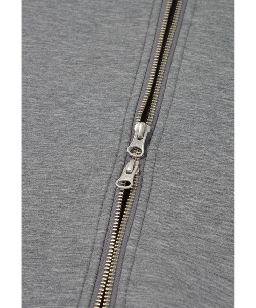 SUPERTHANKS（スーパーサンクス）の「＜無地＞ジップアップパーカー/Double-knit Zip-Hoodie （無地）（パーカー・メンズ・アッシュグレー/ダークアッシュ/ブラック・S/M/L）」の9枚目の写真