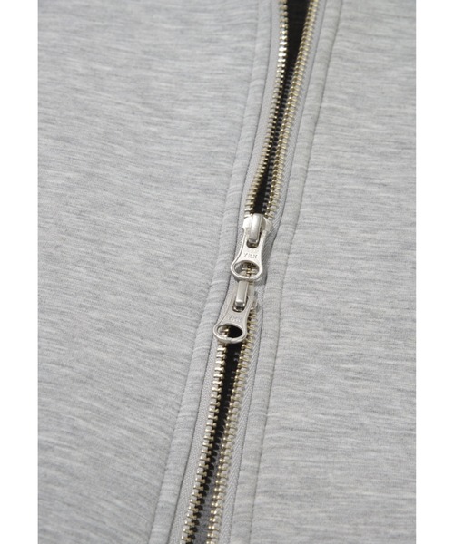 SUPERTHANKS（スーパーサンクス）の「＜無地＞ジップアップパーカー/Double-knit Zip-Hoodie （無地）（パーカー・メンズ・アッシュグレー/ダークアッシュ/ブラック・S/M/L）」の13枚目の写真