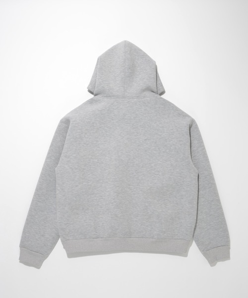 SUPERTHANKS（スーパーサンクス）の「＜無地＞ジップアップパーカー/Double-knit Zip-Hoodie （無地）（パーカー・メンズ・アッシュグレー/ダークアッシュ/ブラック・S/M/L）」の14枚目の写真