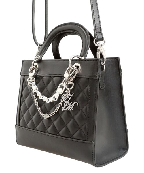 EATME（イートミー）の「チャームハンドバッグ（ハンドバッグ・レディース・ブラック/ホワイト・FREE）」の10枚目の写真