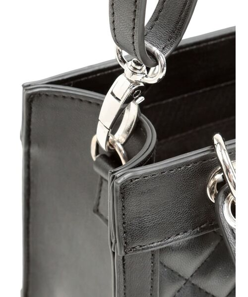 EATME（イートミー）の「チャームハンドバッグ（ハンドバッグ・レディース・ブラック/ホワイト・FREE）」の12枚目の写真