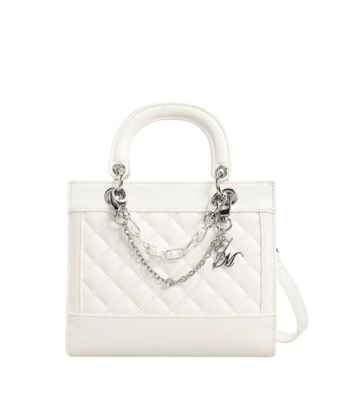 EATME（イートミー）の「チャームハンドバッグ（ハンドバッグ・レディース・ブラック/ホワイト・FREE）」の18枚目の写真