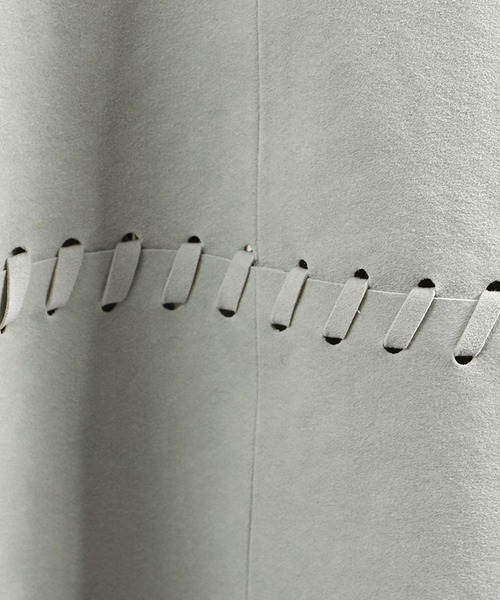 SALON adam et rope'(サロン アダム エ ロペ)の「ウルトラスウェードノーカラータッセルジャケット(ノーカラージャケット・レディース・オフホワイト/ベージュ・FREE)」の22枚目の写真