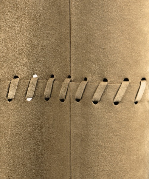 SALON adam et rope'(サロン アダム エ ロペ)の「ウルトラスウェードノーカラータッセルジャケット(ノーカラージャケット・レディース・オフホワイト/ベージュ・FREE)」の19枚目の写真