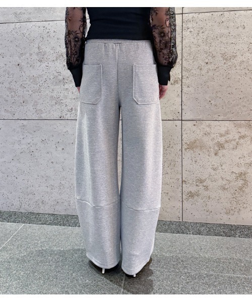 LUGIVA（ルギヴァ）の「【LUGIVA/ルギバ】ポンチワイドカービーパンツ（その他パンツ・レディース・ブラウン/グレー/ブラック/ホワイト/ピンクベージュ・FREE）」の10枚目の写真