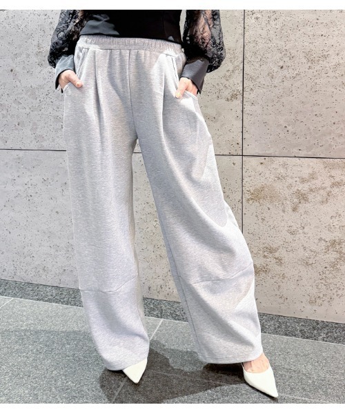 LUGIVA（ルギヴァ）の「【LUGIVA/ルギバ】ポンチワイドカービーパンツ（その他パンツ・レディース・ブラウン/グレー/ブラック/ホワイト/ピンクベージュ・FREE）」の18枚目の写真