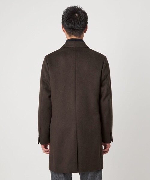 green label relaxing(グリーンレーベルリラクシング)の「S100 ビーバー チェスターコート(チェスターコート・メンズ・ダークブラウン/ネイビー/その他1/その他2・XS/S/M/L/XL)」の10枚目の写真