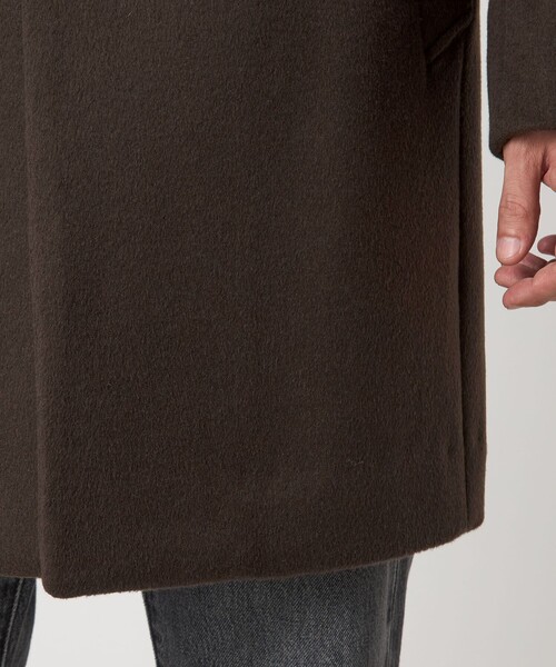 green label relaxing(グリーンレーベルリラクシング)の「S100 ビーバー チェスターコート(チェスターコート・メンズ・ダークブラウン/ネイビー/その他1/その他2・XS/S/M/L/XL)」の20枚目の写真