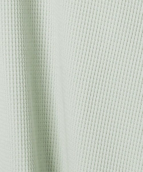 GLOBAL WORK（グローバルワーク）の「クリーンワッフルスウェット/598010（スウェット・メンズ・ブラック/ホワイト/ダークブラウン/ライトグリーン・SMALL/MEDIUM/X-LARGE/LARGE）」の18枚目の写真