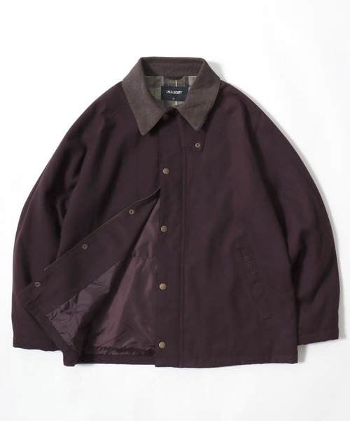 セール】2025AW LYLE&SCOTT/ライル＆スコット ウールライク 襟