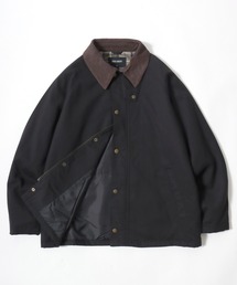 2025AW LYLE&SCOTT/ライル&スコット ウールライク 襟コーデュロイ ハンティングジャケット レディース メンズ