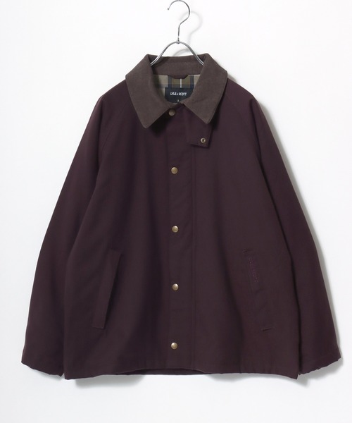 LYLE&SCOTT(ライルアンドスコット)の「2025AW LYLE&SCOTT/ライル&スコット ウールライク 襟コーデュロイ ハンティングジャケット レディース メンズ(ブルゾン・メンズ・グレー/ワイン/ブラック・LL/L/M)」の9枚目の写真