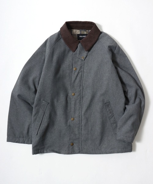 セール】2025AW LYLE&SCOTT/ライル＆スコット ウールライク 襟