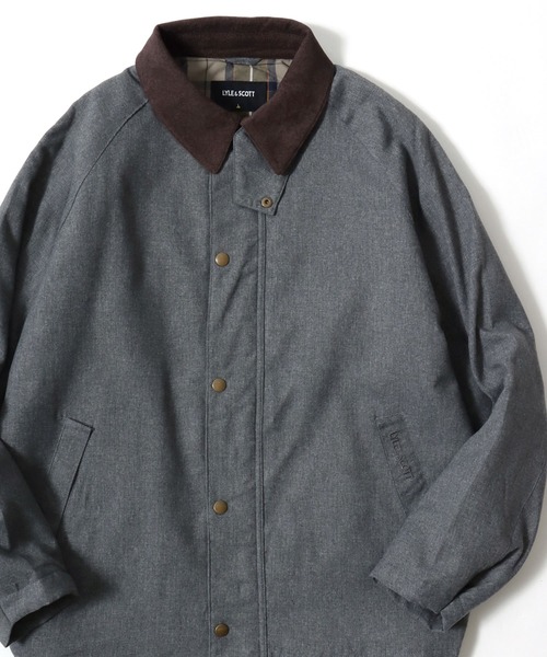 LYLE&SCOTT(ライルアンドスコット)の「2025AW LYLE&SCOTT/ライル&スコット ウールライク 襟コーデュロイ ハンティングジャケット レディース メンズ(ブルゾン・メンズ・グレー/ワイン/ブラック・LL/L/M)」の22枚目の写真