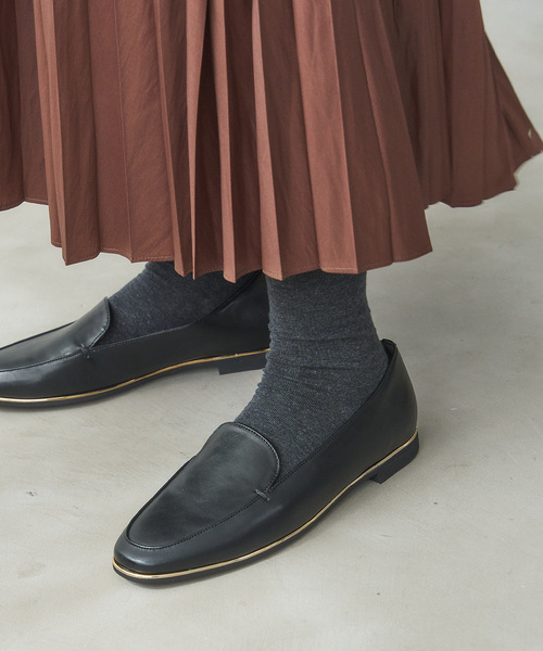 LE TALON（ルタロン）の「メタルラインローファー（ローファー・レディース・ブラウン/ブラック系その他・25cm/24.5cm/24cm/23.5cm/23cm/22.5cm/22cm）」の2枚目の写真