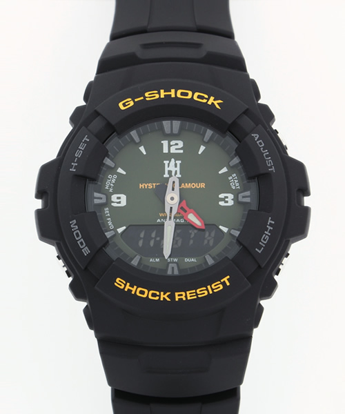 WATCH.(ウォッチ)の「【数量限定生産】G-SHOCK×HYSTERIC/WOMAN ON Hアナデジウォッチ(アナログ腕時計・メンズ・ブラック×カーキ・FREE)」の7枚目の写真