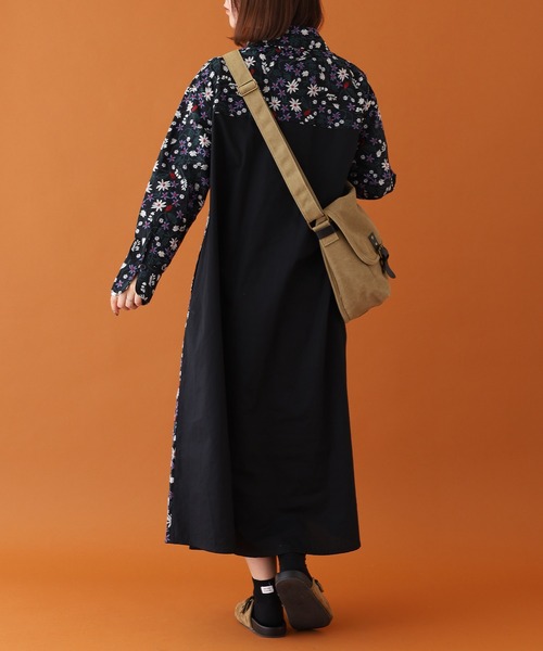 Emago（イマゴ）の「EMAGO 小花刺繍ﾜﾝﾋﾟｰｽ（ワンピース・レディース・ブラック/モカ・FREE）」の17枚目の写真