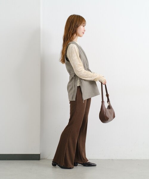 Kastane（カスタネ）の「【一部店舗限定/セットアップ対応】B 2WAYイージーベスト（その他・レディース・ブラック/ベージュ・FREE）」の18枚目の写真