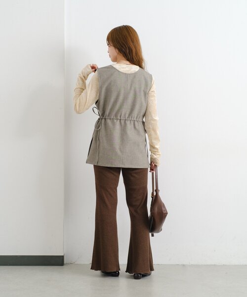 Kastane（カスタネ）の「【一部店舗限定/セットアップ対応】B 2WAYイージーベスト（その他・レディース・ブラック/ベージュ・FREE）」の19枚目の写真