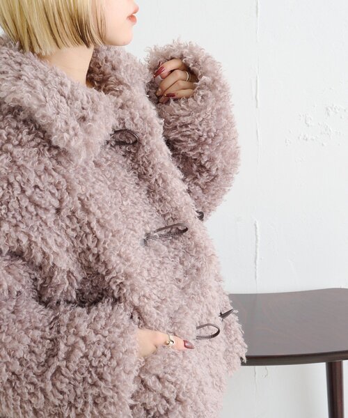 モコモコプードルアウター（その他アウター）｜w closet（ダブル