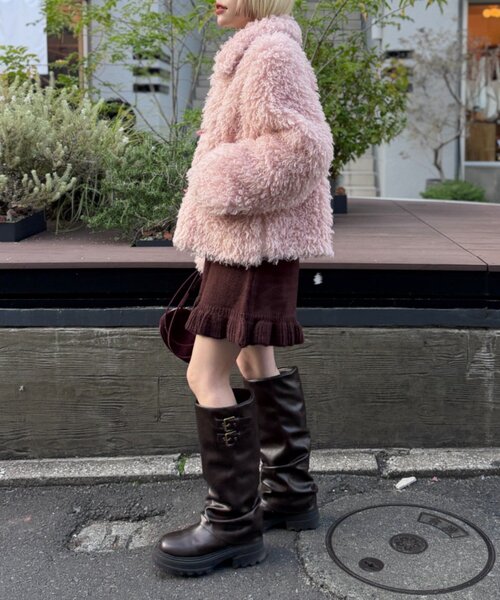 モコモコプードルアウター（その他アウター）｜w closet（ダブル