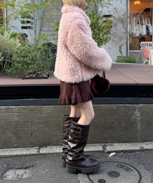 モコモコプードルアウター（その他アウター）｜w closet（ダブル