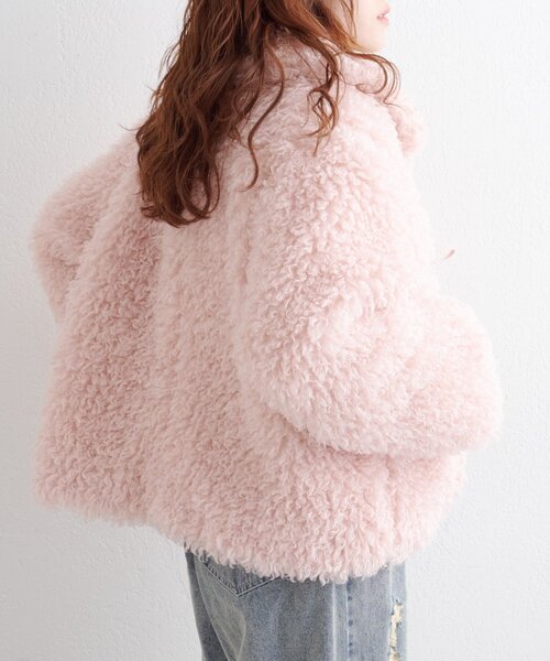 セール】モコモコプードルアウター（その他アウター）｜w closet