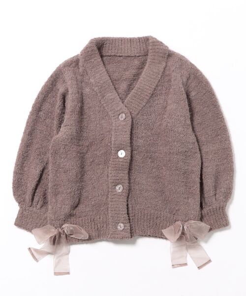 フェザーヤーンリボンカーディガンパジャマ（ルームウェア/パジャマ