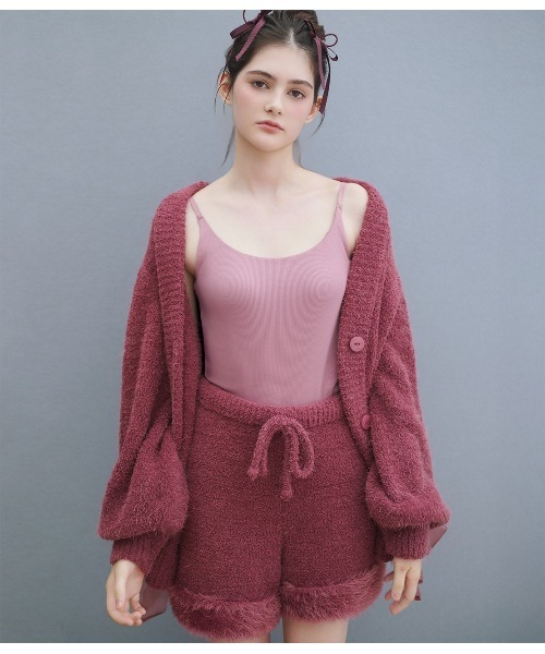 フェザーヤーンリボンカーディガンパジャマ（ルームウェア/パジャマ