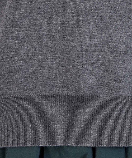 MICA&DEAL(マイカ&ディール)の「接結ニットプルオーバー(ニット/セーター・レディース・オフホワイト/チャコールグレー/キャメル/イエロー・FREE)」の11枚目の写真