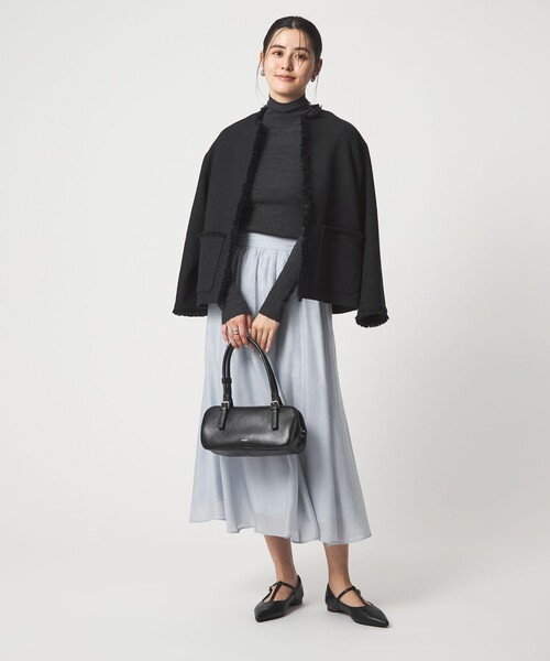 green label relaxing（グリーンレーベルリラクシング）の「［size SHORTあり］エアリーギャザー スカート（スカート・レディース・ライトブルー/ネイビー/その他1・FREE/SHORT）」の12枚目の写真