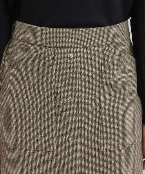 DRESKIP(ドレスキップ)の「【S-LL/あったか】すらりときれい見え ベイカー風ナロースカート(スカート・レディース・ダークブラウン系1/アイボリー/ブラック・01/02/03/04)」の19枚目の写真