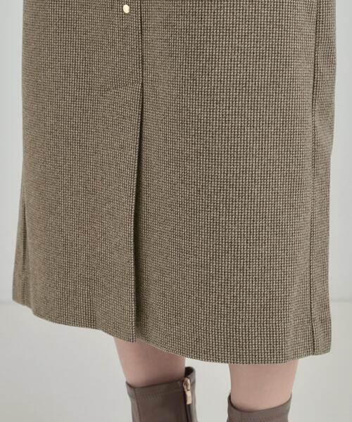 DRESKIP(ドレスキップ)の「【S-LL/あったか】すらりときれい見え ベイカー風ナロースカート(スカート・レディース・ダークブラウン系1/アイボリー/ブラック・01/02/03/04)」の22枚目の写真