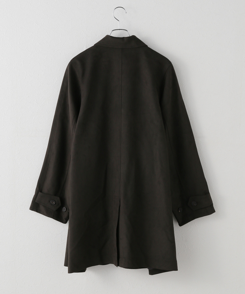 LOW CLASSIC(ロウ クラシック)の「【LOW CLASSIC/ロウ・クラシック】 SUEDE HALF COAT(その他アウター・レディース・ブラウン・SMALL/MEDIUM)」の2枚目の写真