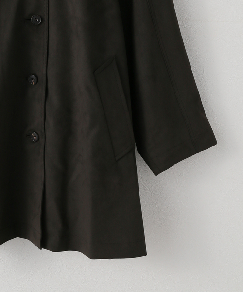 LOW CLASSIC(ロウ クラシック)の「【LOW CLASSIC/ロウ・クラシック】 SUEDE HALF COAT(その他アウター・レディース・ブラウン・SMALL/MEDIUM)」の3枚目の写真