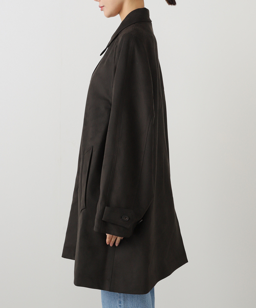 LOW CLASSIC(ロウ クラシック)の「【LOW CLASSIC/ロウ・クラシック】 SUEDE HALF COAT(その他アウター・レディース・ブラウン・SMALL/MEDIUM)」の14枚目の写真