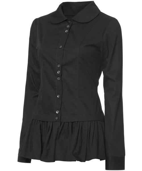 FLAREUP(フレアアップ)の「Dani Frill Shirts (FL-188_Black)(シャツ/ブラウス・レディース・ブラック・1/2)」の2枚目の写真