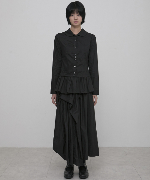 FLAREUP(フレアアップ)の「Dani Frill Shirts (FL-188_Black)(シャツ/ブラウス・レディース・ブラック・1/2)」の7枚目の写真