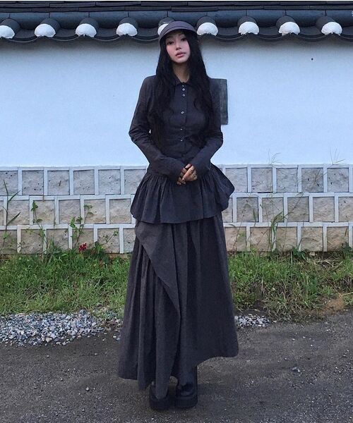 FLAREUP(フレアアップ)の「Dani Frill Shirts (FL-188_Black)(シャツ/ブラウス・レディース・ブラック・1/2)」の16枚目の写真