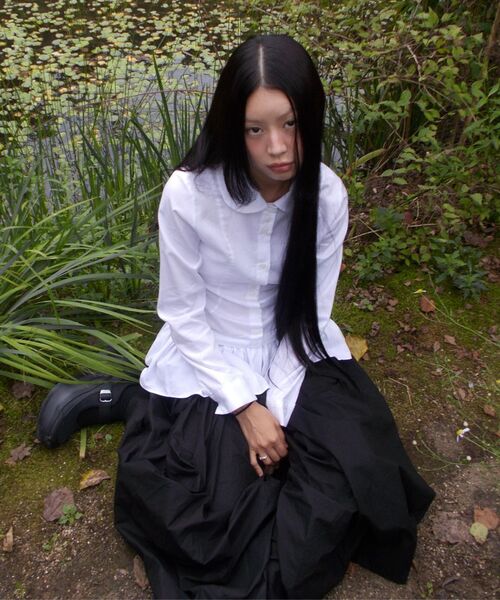 FLAREUP(フレアアップ)の「Dani Frill Shirts (FL-188_Black)(シャツ/ブラウス・レディース・ブラック・1/2)」の20枚目の写真