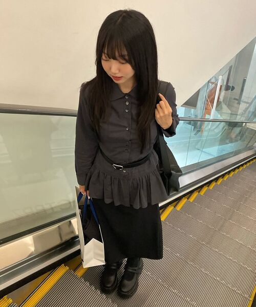 FLAREUP(フレアアップ)の「Dani Frill Shirts (FL-188_Black)(シャツ/ブラウス・レディース・ブラック・1/2)」の21枚目の写真
