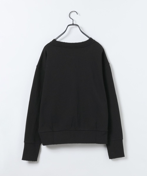 JEANASIS（ジーナシス）の「【25quee】カコウロゴスウェットLS/629955（スウェット・レディース・ブラック/ブラウン/グレー・FREE）」の7枚目の写真